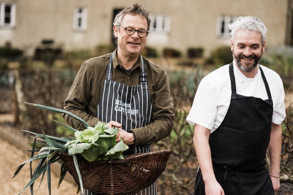 Hugh Fernley-Whittingstall at River Cottage